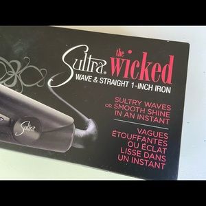 Sultra “The Wicked” wave and straight 1” iron new